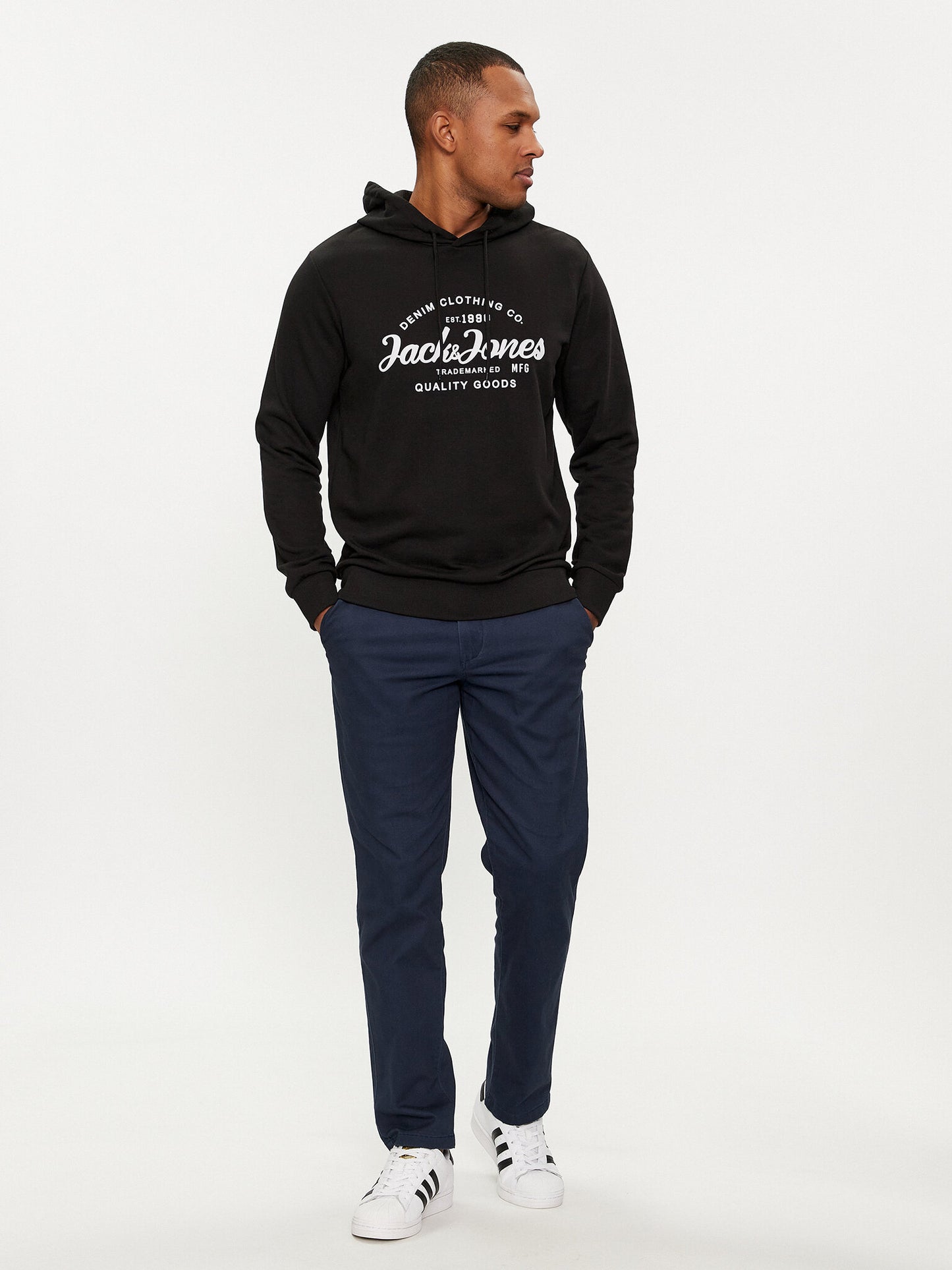 Sweats à capuche homme jack&jones noir 12249237