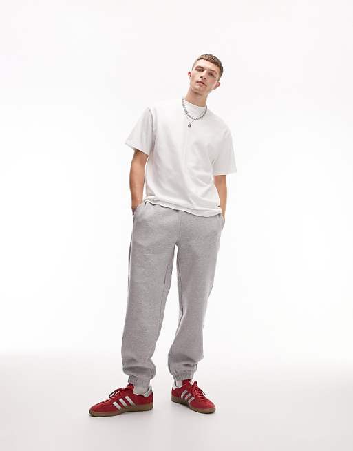 Topman - Pantalon de jogging oversize - Gris chiné